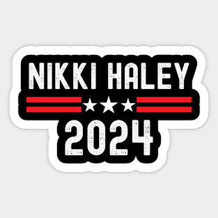 Nikki Haley For President 2024 Republican Vote Election Sticker